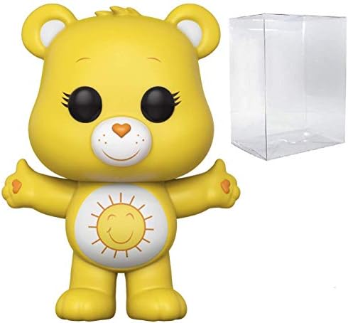 Funko Pop Animation Care Bears - Funshine Bear Vinyl Figure Bundled with Compatible Pop