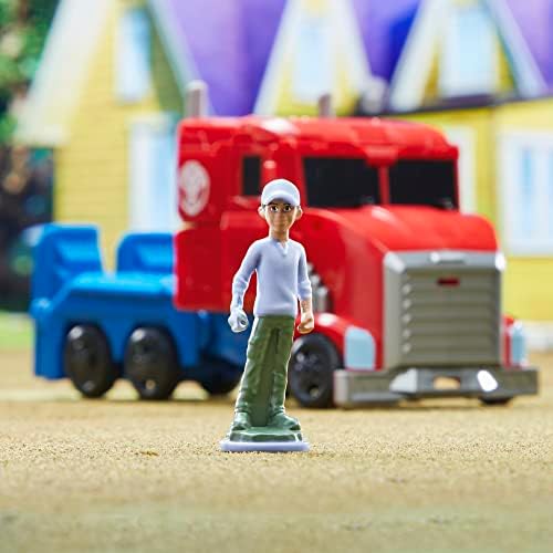 Transformers EarthSpark Spin Changer Optimus Prime 8-Inch Action Figure with Robby Malto