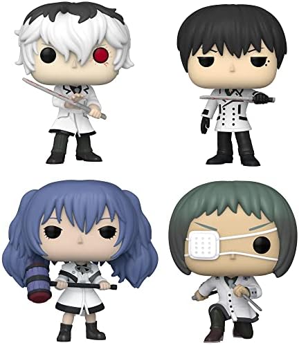 Funko Pop Animation Tokyo Ghoul Collectors Set - 4 Figure Set Haise Sasaki Kuki Urie
