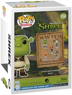 Funko POP Movies Shrek Dream Works 30th - Shrek with Snake - Collectable Vinyl Figure