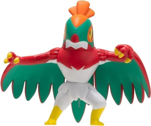 Pokemon Battle Figure 10 Pack - One 4.5-Inch Cinderace Figure Plus Three 3-Inch and Six