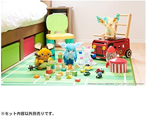 Pokemon Lets Play Plush Toy Glaceon Width Approx. 8.7 inches 22 cm