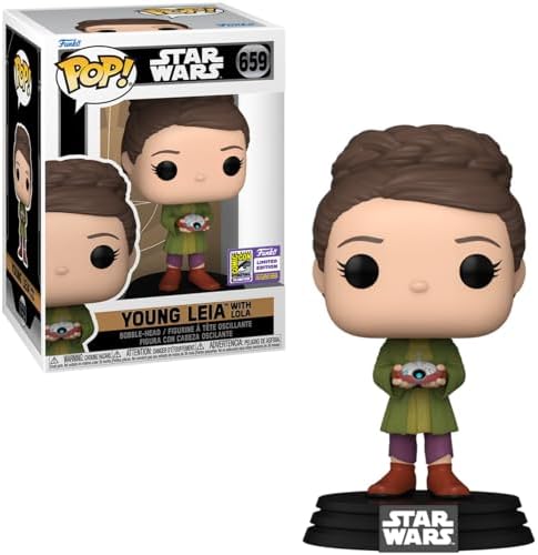 Funko SDCC 2023 Shared Star Wars POP Young LEIA with LOLA