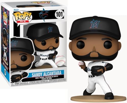 Funko Pop Marlins - Sandy Alcantara - MLB - Baseball Collectable Vinyl Figure