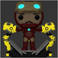 Funko Pop Iron Man 2 Iron Man MKIV with Gantry Glow-in-The-Dark Deluxe Vinyl Figure