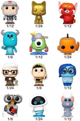 Funko Pop Bitty Singles Pixar - 24 PC PDQ