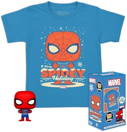 Funko Pocket POP Tee Marvel-Holiday Spiderman - Spider-Man - Medium - M - Marvel Comics -