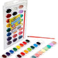 Crayola 24 Ct Washable Watercolors Easy to Clean Up 24 Bright Washable Watercolor Paints
