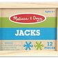 Melissa & Doug Melissa Doug Jacks Game with 10 Playing Pieces and 2 Balls in Wooden