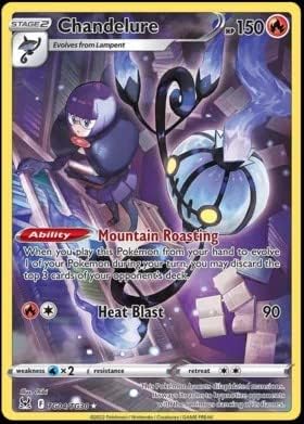 Pokemon - Chandelure TG04TG30 - Lost Origin - Trainer Gallery - Holo Card