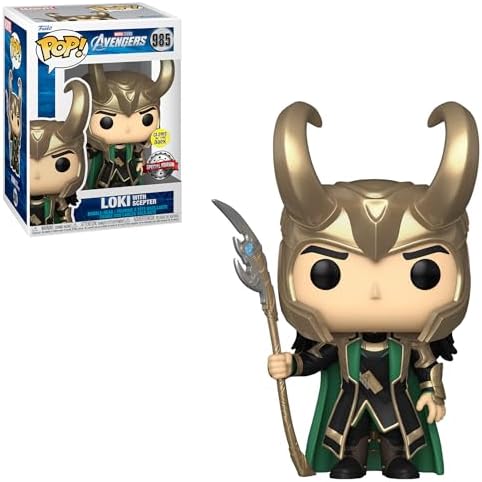 Funko Loki with Scepter Glow in The Dark