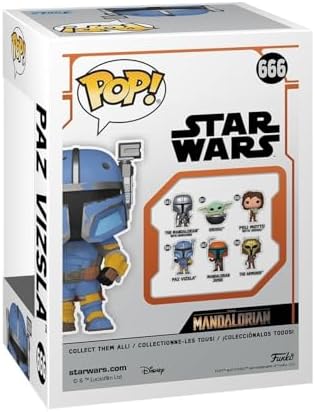 Funko POP Vinyl Star Wars The Mandalorian S9 - Paz Vizsla - Collectable Vinyl Figure