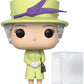 Funko POP The Royal Family - Queen Elizabeth II Green Outfit Funko Vinyl Figure Bundled