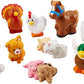 Fisher-Price Little People Farm Animal Friends with Baby Bunnies Piglets