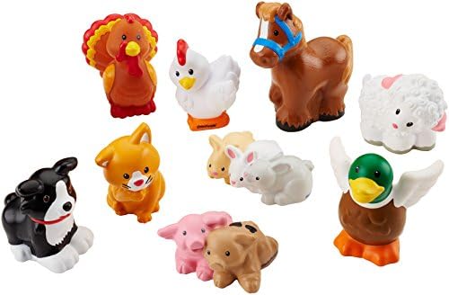 Fisher-Price Little People Farm Animal Friends with Baby Bunnies Piglets