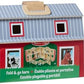 Melissa & Doug Melissa Doug Fold and Go Wooden Barn With 7 Animal Play Figures - Farm