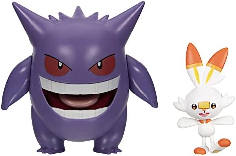 Pokemon Battle Figure 2 Pack Machamp Riolu - 4.5-inch Machamp Figure 2-inch Riolu Figure