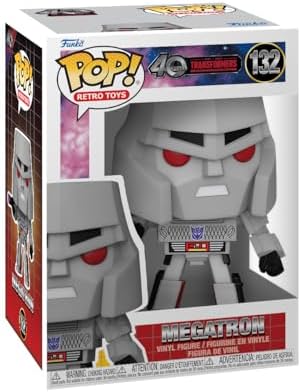 Funko Pop Retro Transformers Generation 1-40th Anniversary Megatron - Collectable Vinyl Figure