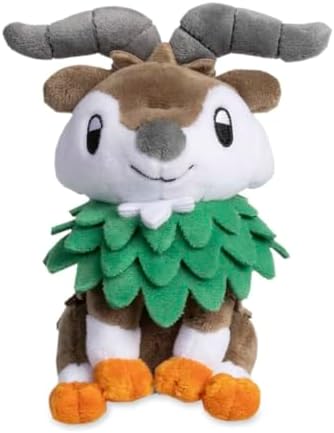 Pokemon Center Skiddo Sitting Cuties Plush 5 14 Inch