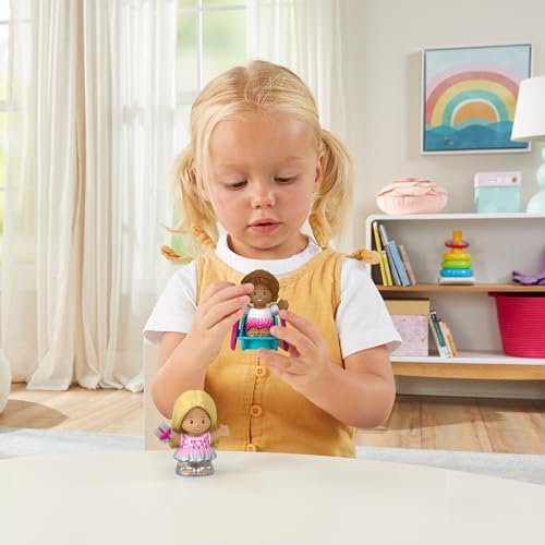Fisher-Price Little People Toddler Barbie Party Figure Set with 2 Characters for