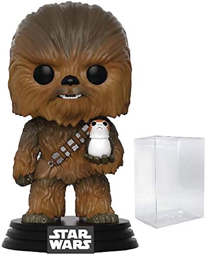 Funko Star Wars The Last Jedi - Chewbacca with PORG Funko Pop Vinyl Figure Bundled with