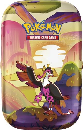 Pokemon TCG Scarlet Violet-Shrouded Fable Mini Tin - Fezandipiti 2 Booster Packs 1