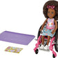 Barbie Chelsea Small Doll Wheelchair with Moving Wheels Ramp Sticker Sheet Blonde Hair