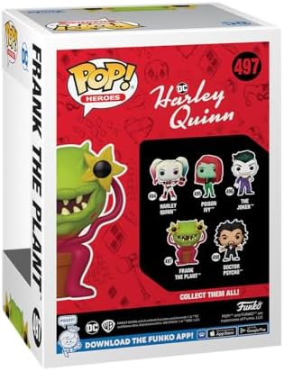 Funko POP Heroes Harley Quinn Animated Series - Frank The Plant - Collectable Vinyl Figure