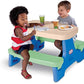Little Tikes Easy Store Jr. Kid Picnic Play Table Bluegreen