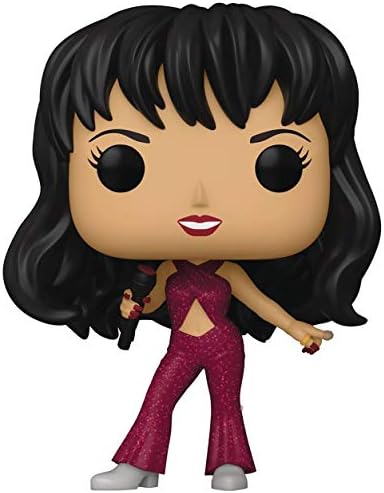 Funko Selena Burgundy Outfit Pop Vinyl Figure Bundled with Compatible Pop Box Protector