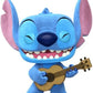Funko Pop Tee Lilo and Stitch - Ukelele Stitch Flocked - Medium - M - T-Shirt - Clothes