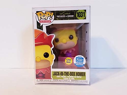 Funko pop Funko The Simpson Treehouse of Horror Jack-in-The-Box Homer Glow in The Dark w