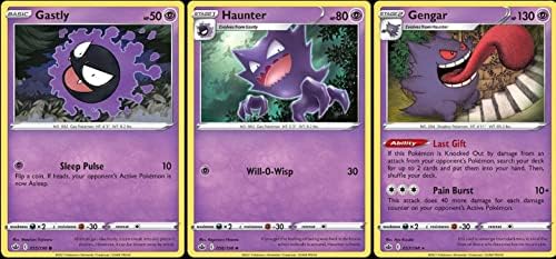 Pokemon Gengar 057198 - Chilling Reign - Foil - Pokemon Evolution Card Lot - Haunter