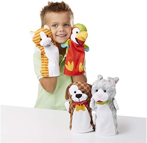 Melissa & Doug Melissa Doug Playful Pets Hand Puppets Set of 4