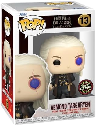 Funko POP TV House of The Dragon - Aemond Targaryen - 16 Odds for Rare Chase Variant - Collectable Vinyl Figure