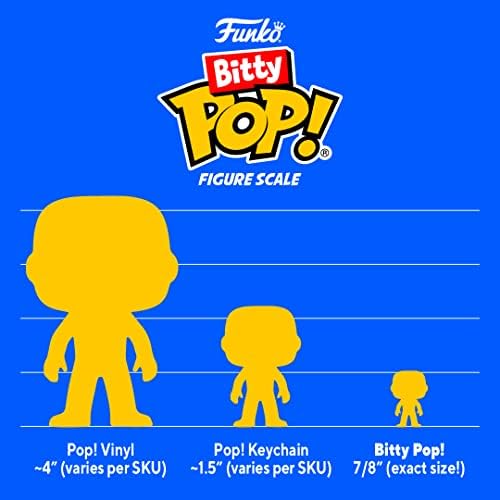 Funko Bitty POP DC - Batman 4-Pack - Batman Robin Scarecrow and A Surprise Mystery Mini