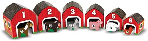 Melissa & Doug Melissa Dougi Barns Animals Nesting Sorting 1 Theme Compatible MD Scratch