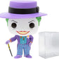 Funko POP DC Heroes Batman 80th - Joker with Hat 1989 Funko Pop Vinyl Figure Bundled with