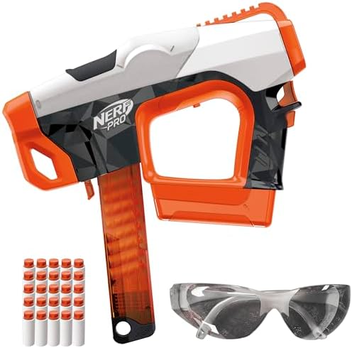 Nerf Pro Sender Half-Length Semi Automatic Dart Blaster 150 FPS 30 Nerf Pro Half-Length