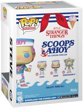 Funko POP TV Stranger Things - Steve Harrington - Stranger Thingseve - Scoops Ahoy - Collectable Vinyl Figure