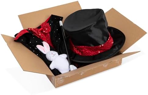 Melissa & Doug Melissa Doug unisex-children Magician Role Play Costume Set - Includes Hat