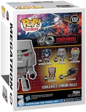 Funko Pop Retro Transformers Generation 1-40th Anniversary Megatron - Collectable Vinyl Figure