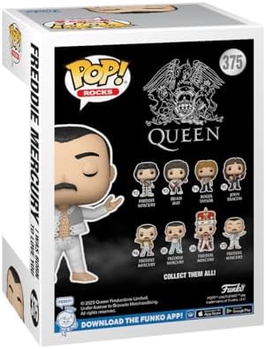 Funko POP Rocks Queen - F. Freddie Mercury - I was Born to Love You - Collectable Vinyl Figure