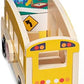 Melissa & Doug Melissa Doug Blue's Clues You Wooden Pull-Back School Bus 9 Pieces