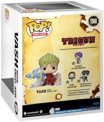 Funko POP Deluxe Trigun - VASH The Stampede with Angel Arm - Collectable Vinyl Figure