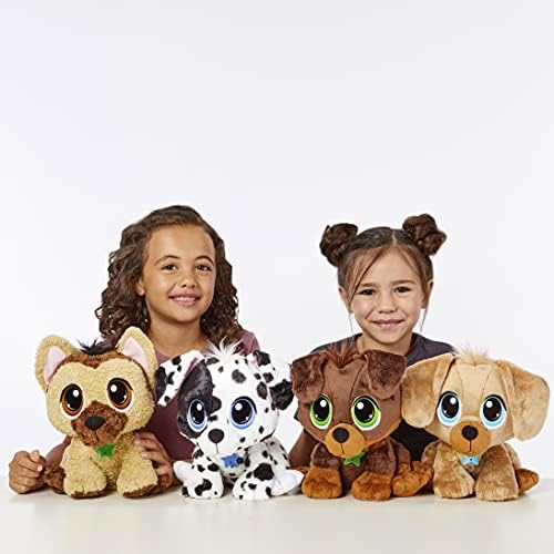 Little Tikes Rescue Tales Adoptable Pet Rottweiler Interactive Plush Pet Toy Multicolor
