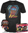 Funko POP Tee Black Panther Wakanda Forever - Ironheart MK1 - Glow in The Dark - Extra Large - XL - T-Shirt - Clothes with Collectable Vinyl Figure