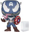 Funko POP Marvel Venom - Venomized Captain America Funko Pop Vinyl Figure Bundled with