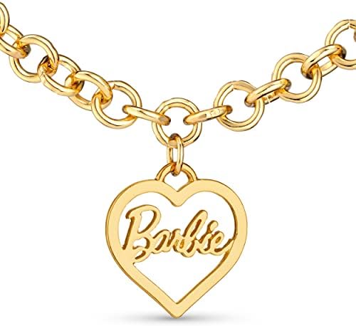 Barbie Round Link Heart Necklace