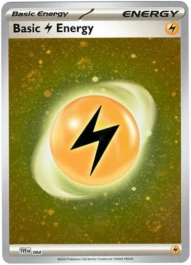 Pokemon - Lightning Energy Card SVE 004 - Pokemon 151 - Cosmic Holo Foil